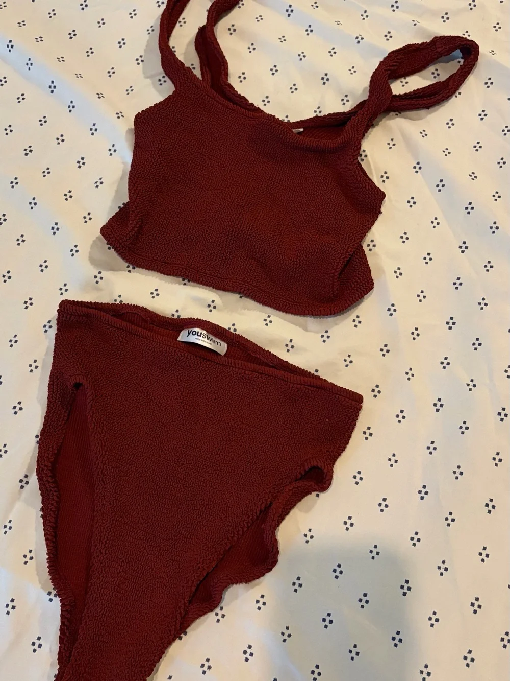 You Swim - Garnet Two-Piece Bikini Set - Picture 2 of 4